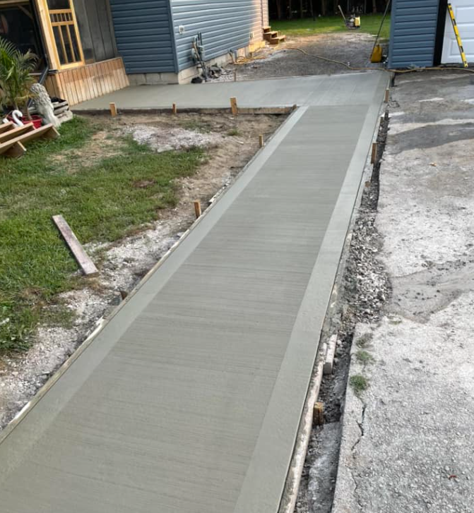 Walkway to Garage